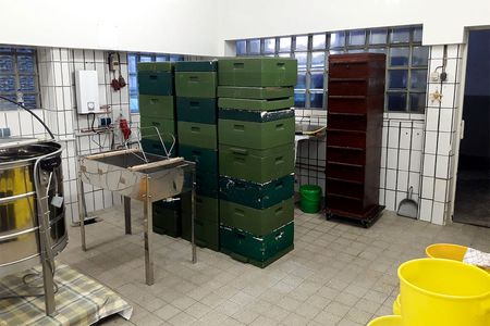 Vorbereitung für die Honigernte