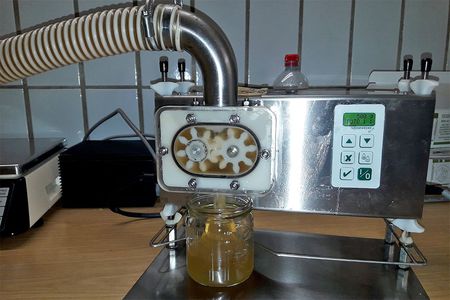 Genau 500g kommen ins Glas